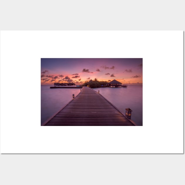 Maldives Sunrise Wall Art by jswolfphoto